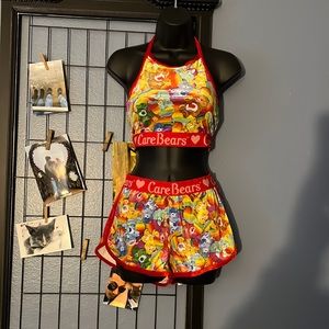 NWT Care Bears Summer Short Shorts and top Set by iron fist